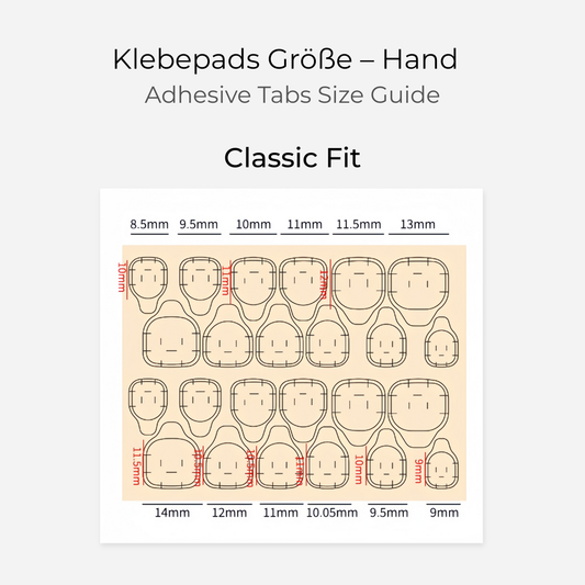 Klebepads für Press-on Fingernägel – Hände