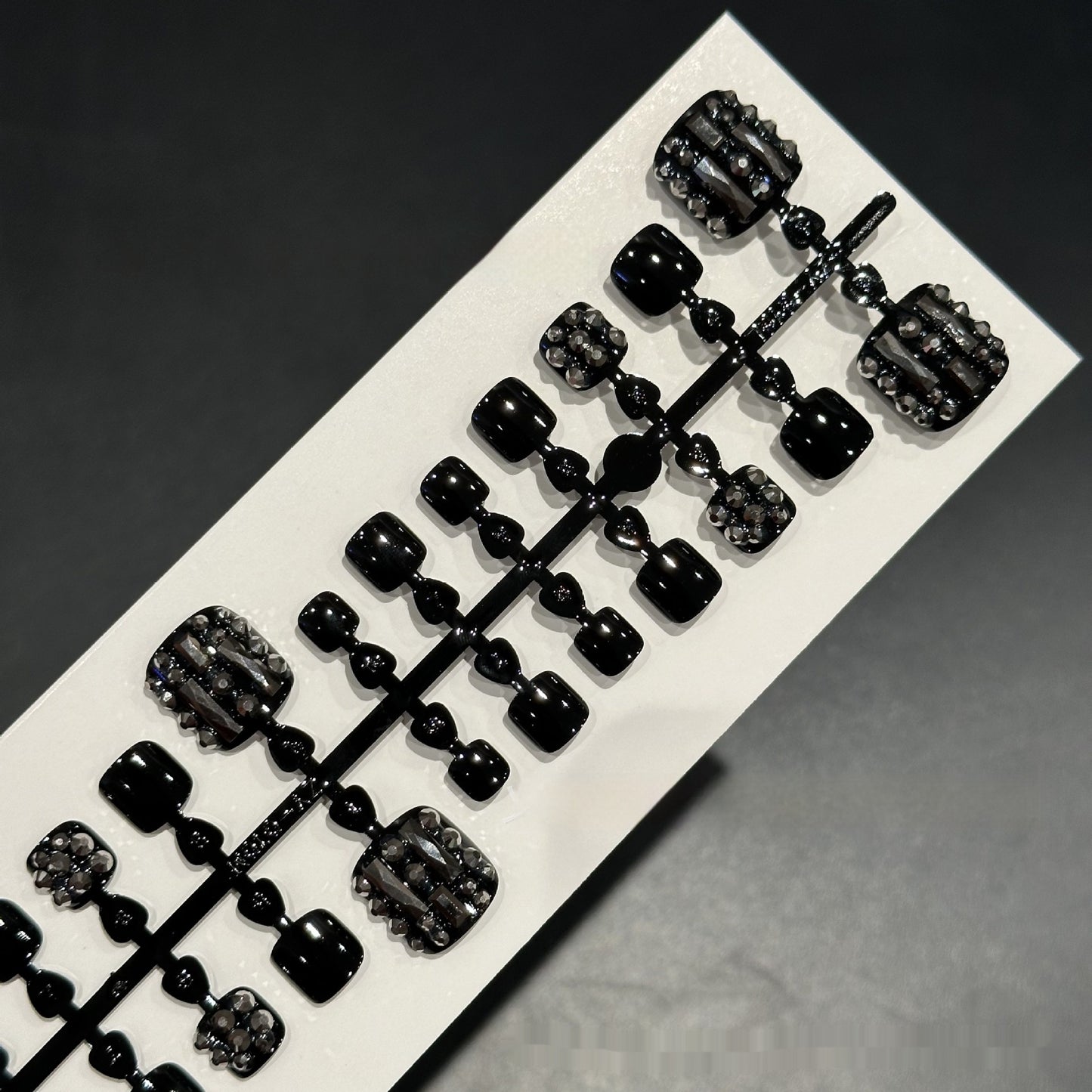 Noir Crystal | Luxe Pedicure