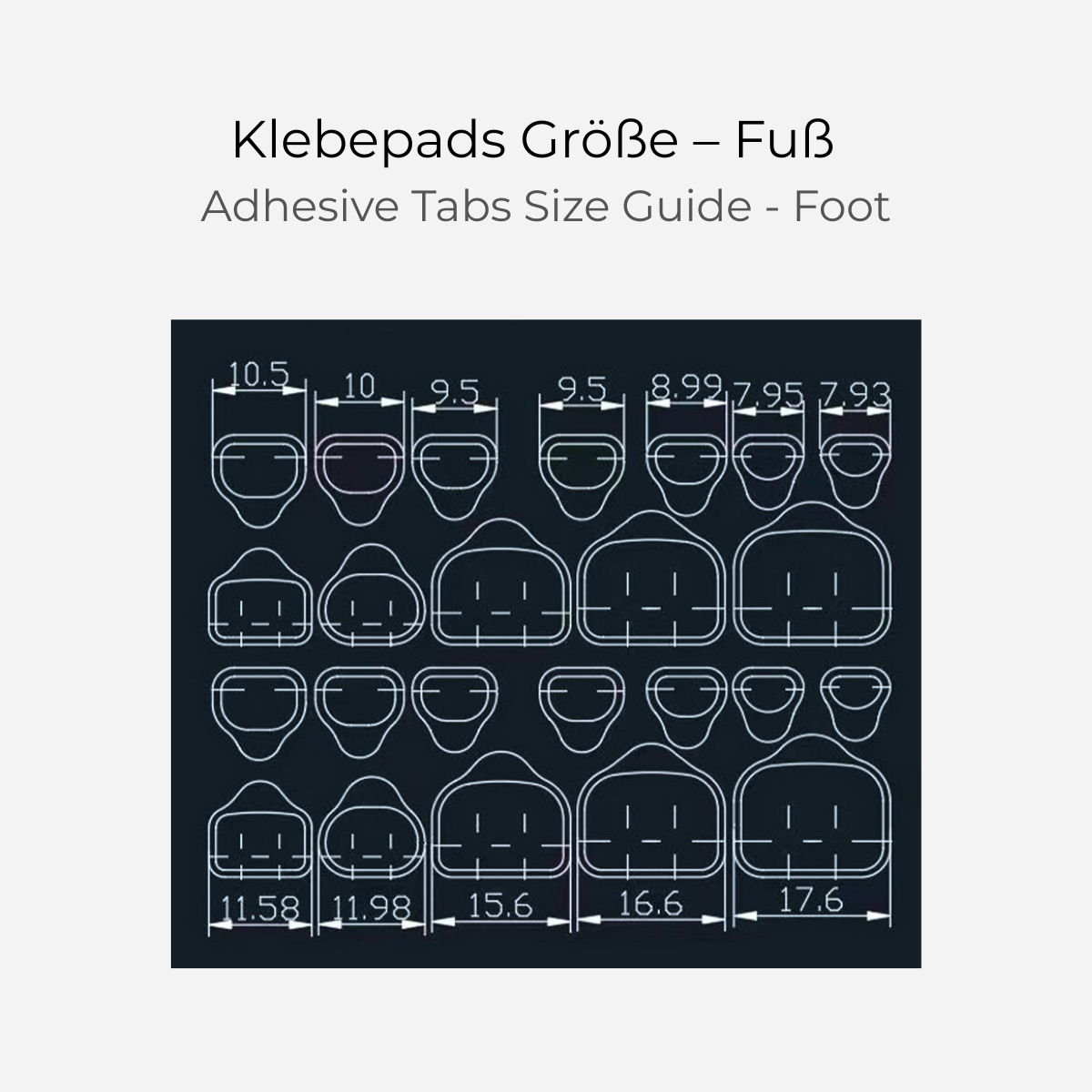 Klebepads für Press-on Fußnägel – Füße – Zubehör für Press-on-Nägel – NEXANAILS®