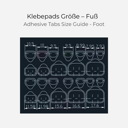 Klebepads für Press-on Fußnägel – Füße – Zubehör für Press-on-Nägel – NEXANAILS®