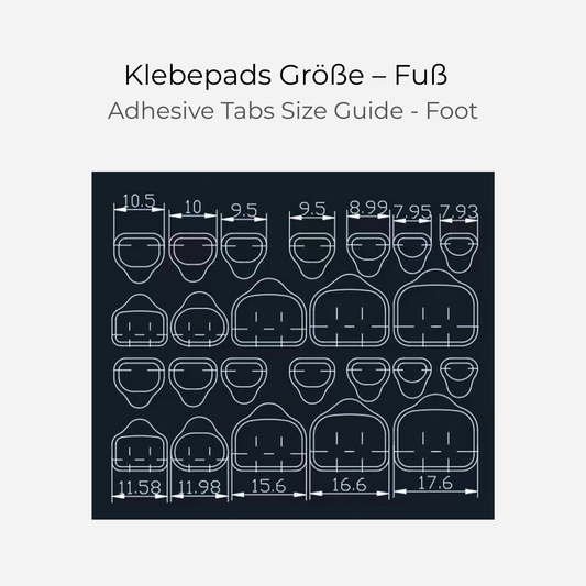 Klebepads für Press-on Fußnägel – Füße
